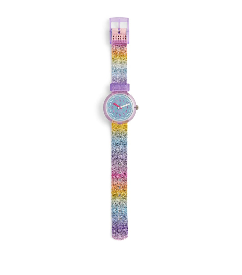 Flik Flak Shine in Rainbow watch 31.85mm - British product