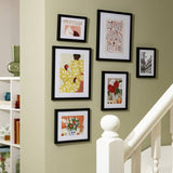 Habitat black picture frames set mixed sizes (British brand)