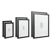 Habitat black picture frames set mixed sizes (British brand)