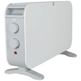 Bush 2kW convector heater with thermostat and safety cut-out, UK version