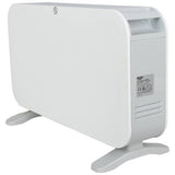 Bush 2kW convector heater with thermostat and safety cut-out, UK version