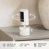 Ring Pan-Tilt indoor security camera white, imported from the UK