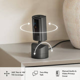 Ring Pan-Tilt indoor CCTV security camera black - British product