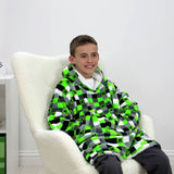 Minecraft fleece hooded blanket medium, UK version