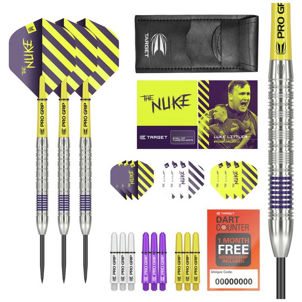 Target Luke Littler 22g 80% tungsten darts set - British product