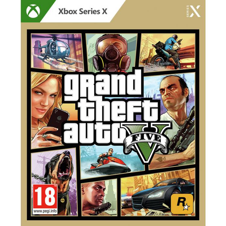 Game Grand Theft Auto V Xbox Series X, UK version
