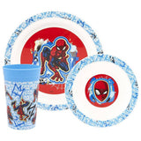 Spider-Man kids dinner set in blue, imported from the UK