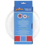 Spider-Man kids dinner set in blue, imported from the UK