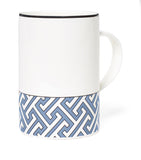 O.W. London Maze pattern ceramic mug, imported from the UK