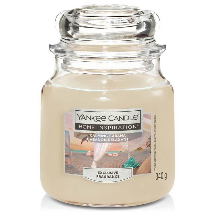 Yankee Candle Calming Cabana medium scented candle - British product