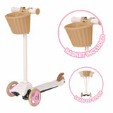 Argos EVO Mini Cruiser 3 Wheel Scooter with Basket - Pink Pastel- Buy online at McGrocer