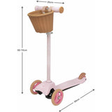 EVO Mini Cruiser 3 wheel scooter in pink pastel (British brand)