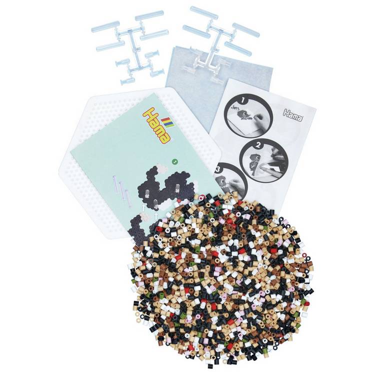 Hama 3D cats and dogs kit with 2500 beads (British brand)