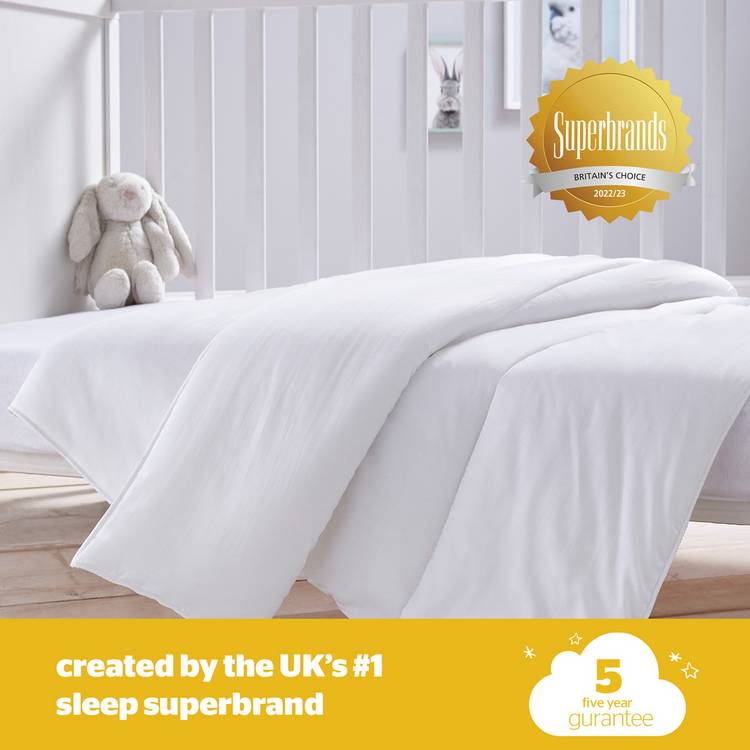 Silentnight 4 Tog cot bed duvet 150x120cm, UK version