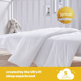 Silentnight 4 Tog cot bed duvet 150x120cm, UK version