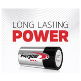 Energizer Max Alkaline C batteries pack of 4, imported from the UK