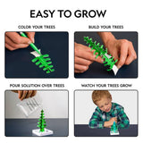 National Geographic Crystal Garden science kit with trees and crystals, UK version