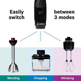 Bosch hand blender 3-in-1 black (British brand)