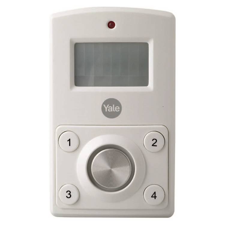 Yale Mini Wireless Alarm Kit with motion detector and siren, UK version