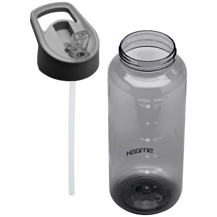 Smash Black Tracker Sipper Water Bottle 1 litre, UK version