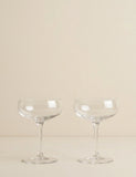 Handmade Celine coupe glasses set of two 13cm - British product