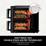 Ninja Double Stack SL300UK air fryer 7.6L (British brand)