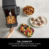 Ninja Double Stack SL300UK air fryer 7.6L (British brand)