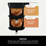 Ninja Double Stack SL300UK air fryer 7.6L (British brand)