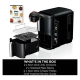 Ninja Double Stack SL300UK air fryer 7.6L (British brand)