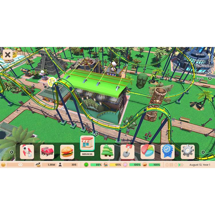 RollerCoaster Tycoon Adventures Deluxe Nintendo Switch game - British product