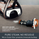 Tefal Ultimate Pure steam iron black rose gold, UK version