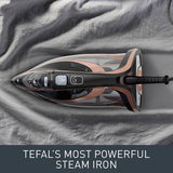 Tefal Ultimate Pure steam iron black rose gold, UK version