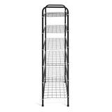 Argos Home 6 shelf shoe rack black, imported from the UK