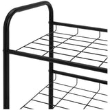 Argos Home 6 shelf shoe rack black, imported from the UK