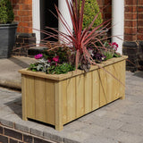 Rowlinson Heritage Rectangular wooden planter 90L, UK version