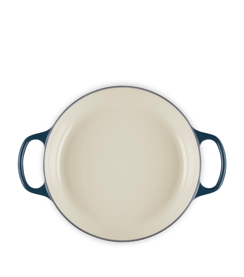Le Creuset enamelled cast iron shallow casserole dish 26cm, UK version
