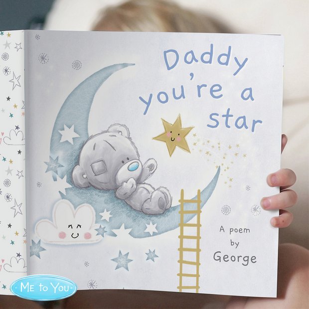 Tatty Teddy personalised poem book for Daddy, British product