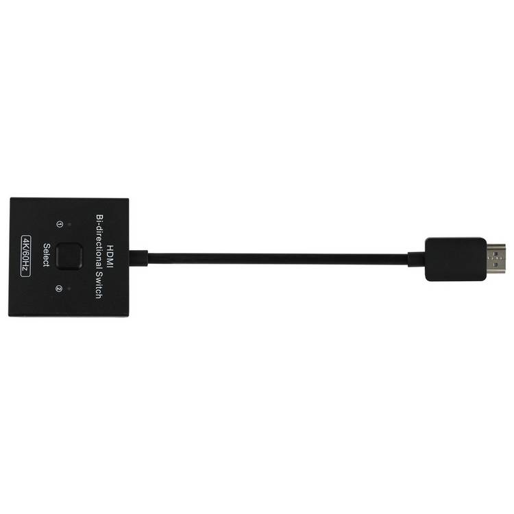 HDMI selector 2 way manual black (British brand)