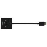 HDMI selector 2 way manual black (British brand)