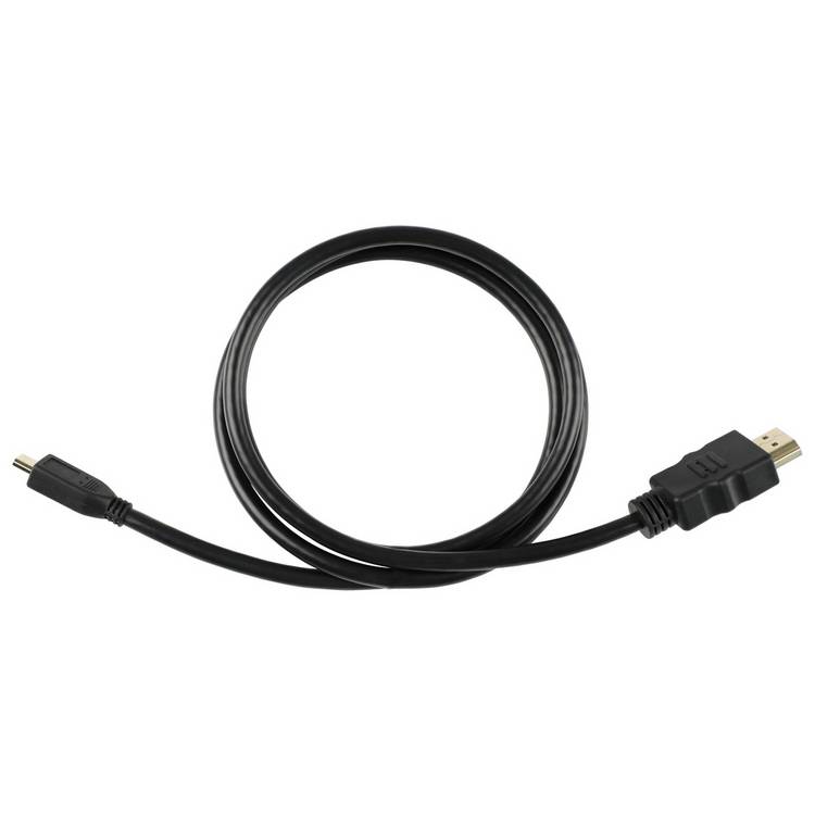 1m Micro-HDMI to HDMI cable black - British product