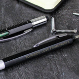 Personalised black multi tool pen imported from the UK