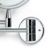 Argos Home chrome extending round shaving mirror 28x36cm, imported from the UK
