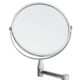 Argos Home chrome extending round shaving mirror 28x36cm, imported from the UK