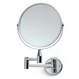 Argos Home chrome extending round shaving mirror 28x36cm, imported from the UK
