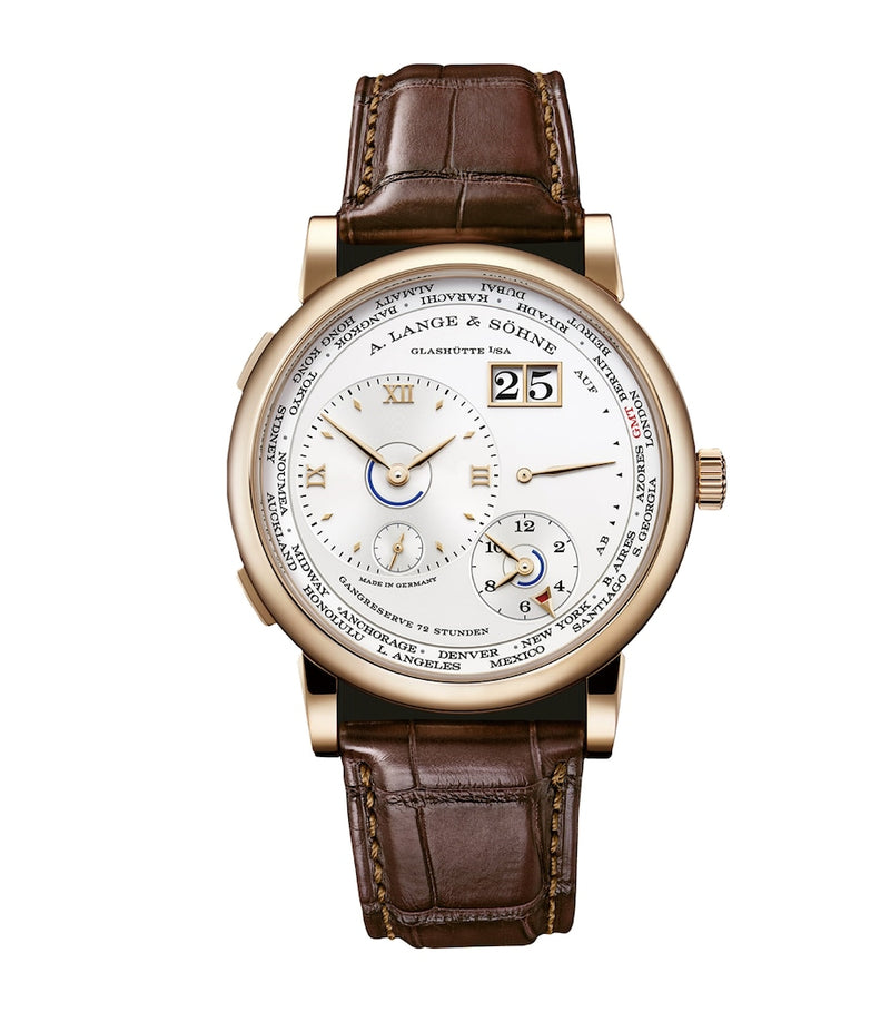A. Lange & Söhne Lange 1 Time Zone watch rose gold 41.9mm (British brand)