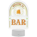 Argos Personalised Message Welcome To Bar LED Night Light, 23.2cm- Buy online at McGrocer