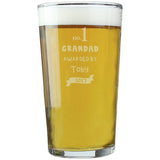 Argos Personalised No.1 Awarded By Pint Glass 1 Pint- Buy online at McGrocer