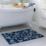 Argos Habitat Botanical Bath Mat - Navy- Buy online at McGrocer