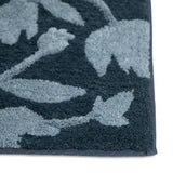 Habitat botanical bath mat navy 80x50cm, UK version