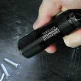 Personalised mini torch with custom text, UK version